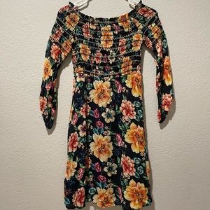 FARM Rio De Janeiro Anthropologie Midi floral Dress size small